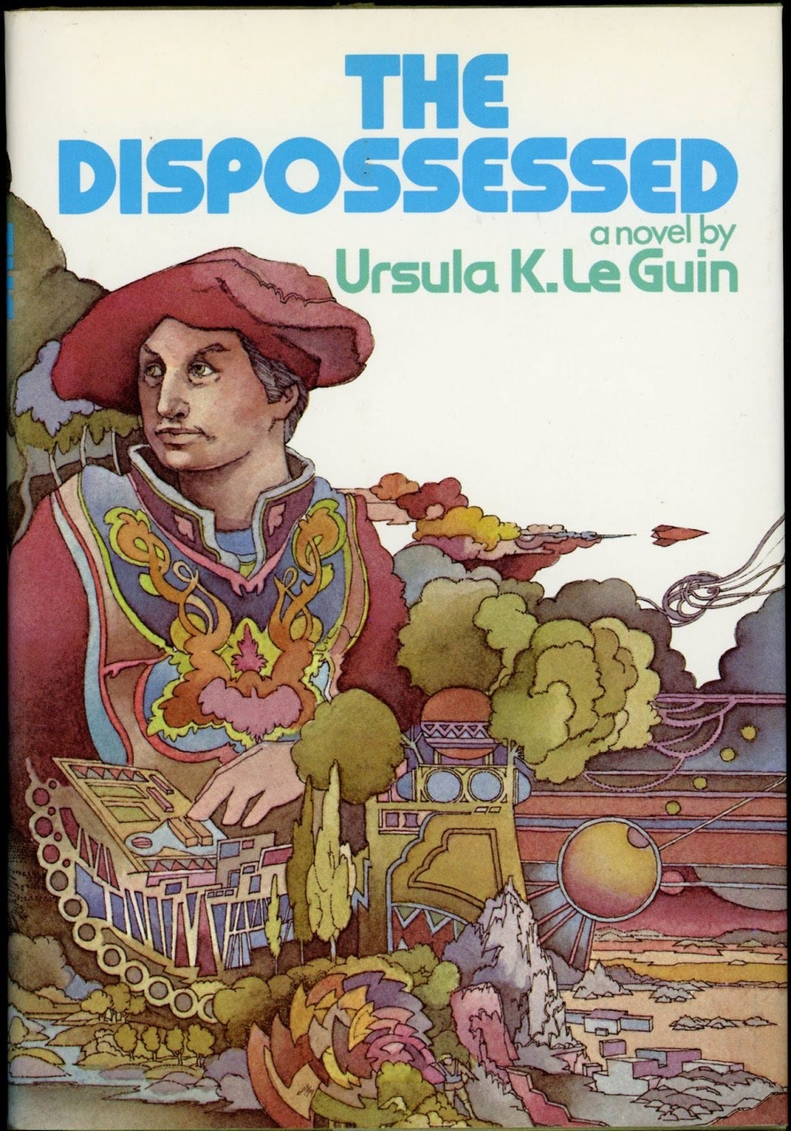 First edition cover of 'The Dispossessed' by Ursula K. Le Guin