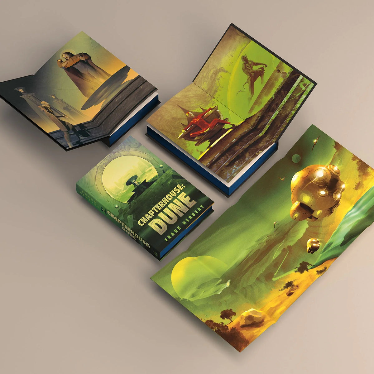 Frank Herbert's Dune Saga Books 4-6 Deluxe Hardcover Boxed Set: God Emperor of Dune, Heretics of Dune, and Chapterhouse: Dune (Special)