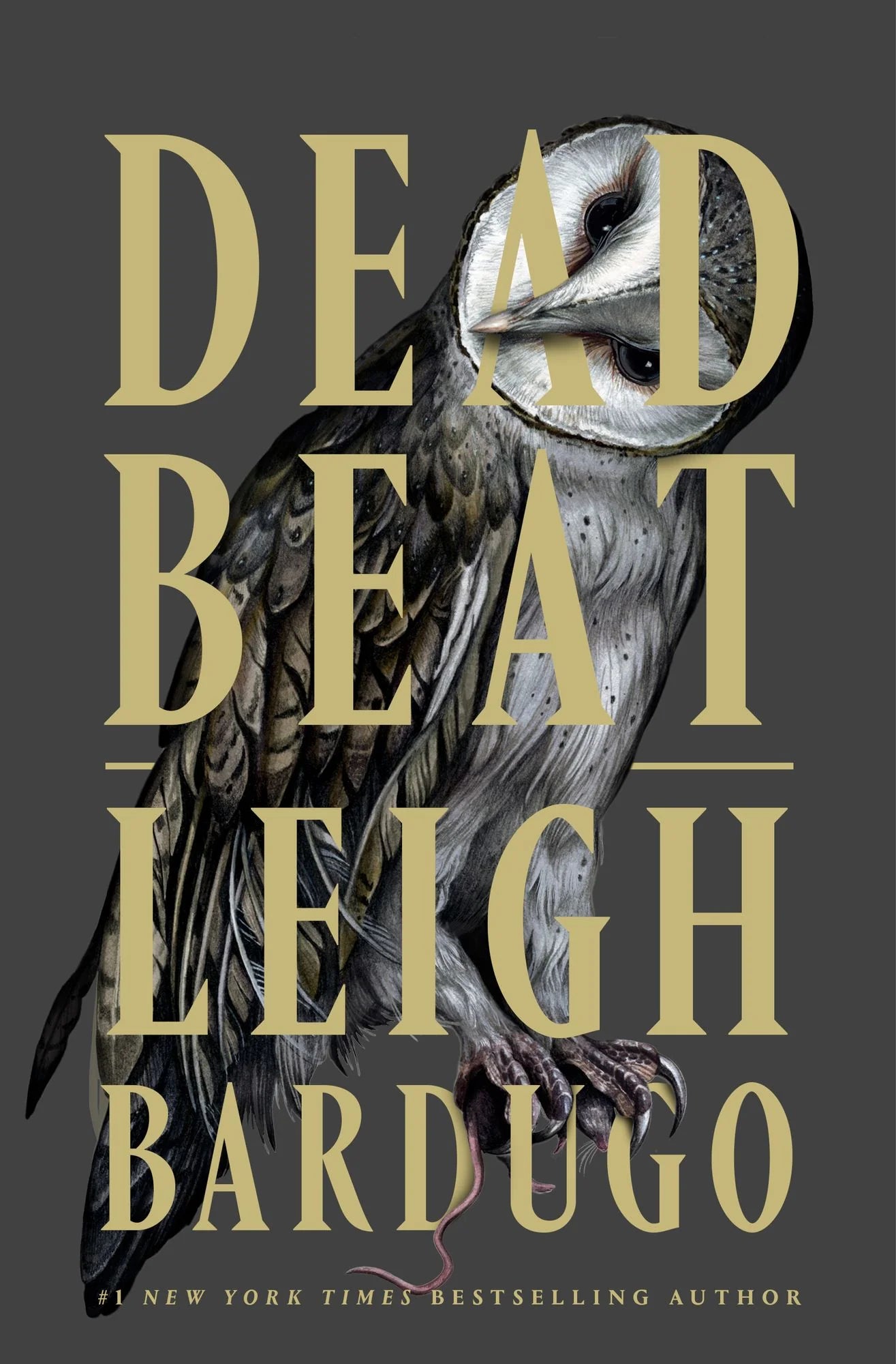 Book cover of 'Dead Beat' by Leigh Bardugo featuring an owl illustration.