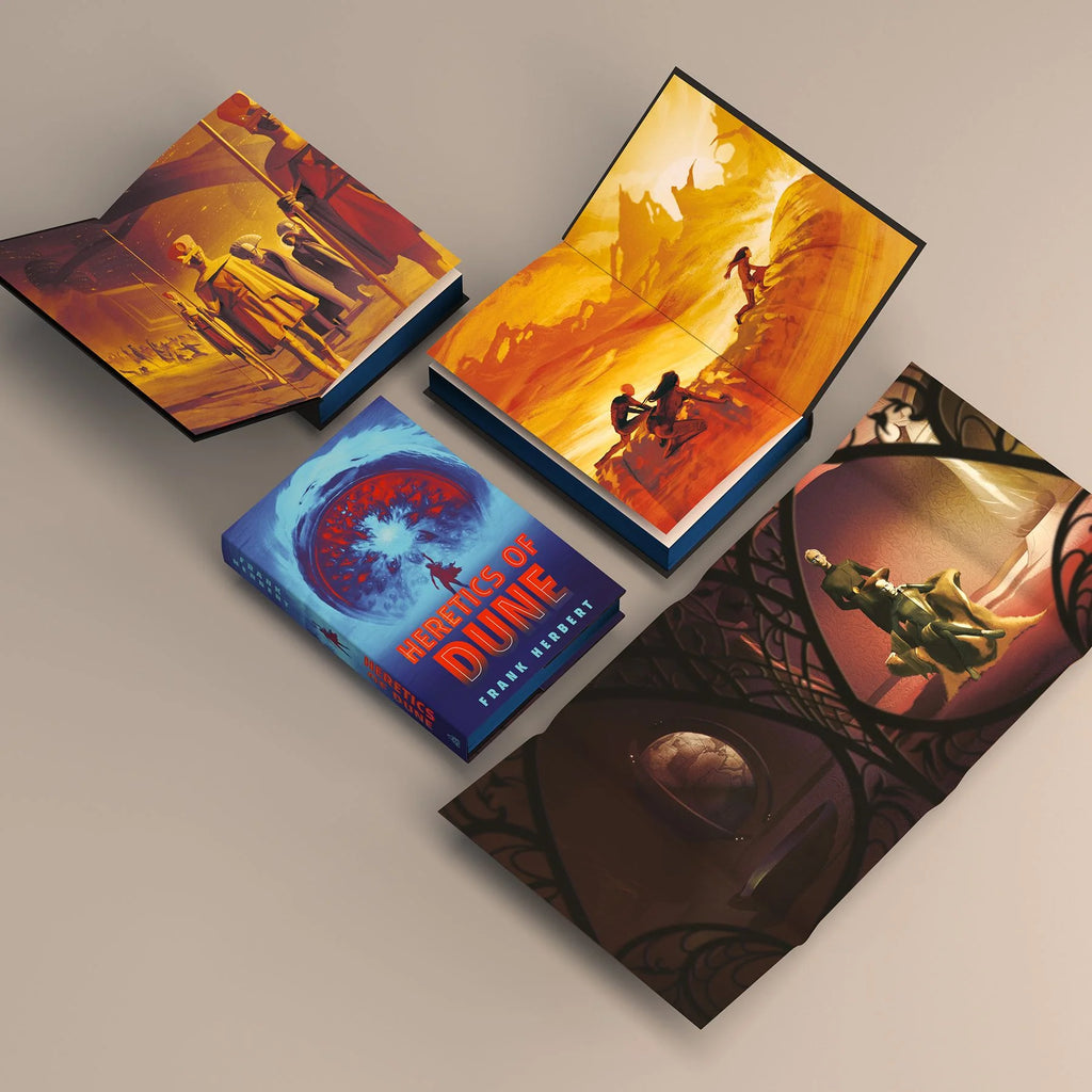 Frank Herbert's Dune Saga Books 4-6 Deluxe Hardcover Boxed Set: God Emperor of Dune, Heretics of Dune, and Chapterhouse: Dune (Special)